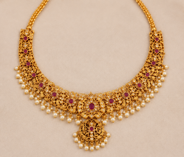 Floral Temple Necklace